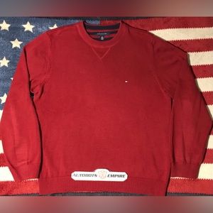 NWOT Vintage Tommy Hilfiger Red Sweater L sportsman pwing golf Rlpc Rlx Cp rrl 1